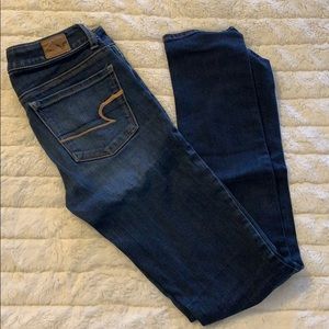 American Eagle Dark Wash Skinny Jeans